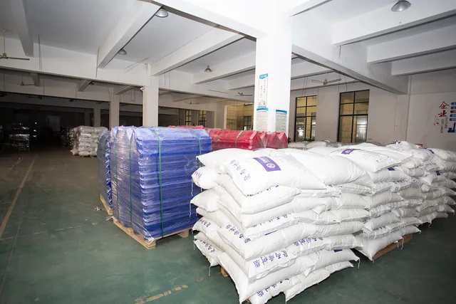 Raw webbing material stacked by zone