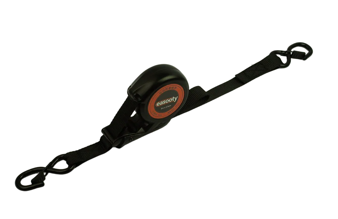 Sistema de amarre con recogida automática en negro