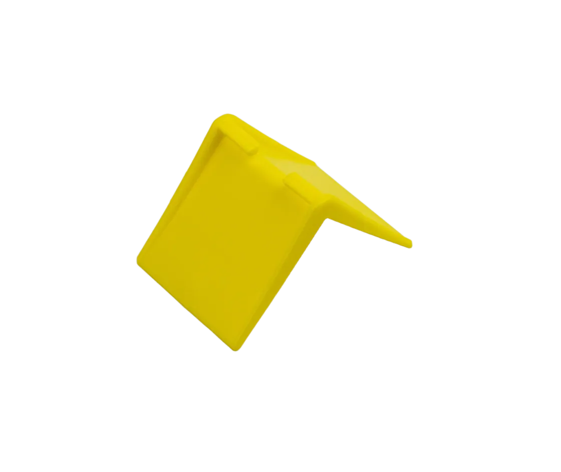 1 inch corner protector with the moulded strap slots on the top face